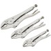 Blue Spot Tools Straight Jaw Locking Pliers 5 inch 7 inch 10 inch Set 06520