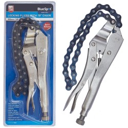 Blue Spot Tools Locking Pliers With 18 inch Chain Wrench 06523 Bluespot
