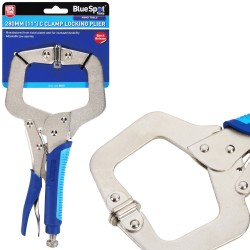 Blue Spot Tools C Clamp Locking Plier 280mm 11 inch 06531 Bluespot
