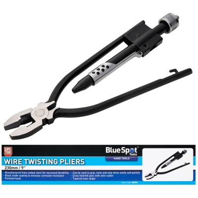 Blue Spot Tools Wire Twisting and Cutting Pliers 230mm 9 inch 06533