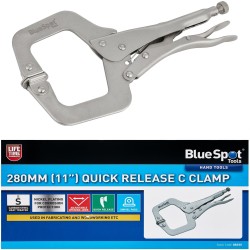 Blue Spot Tools 280mm 11 Inch Quick Release C Clamp 06544