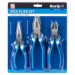 Blue Spot Tools I.H.E. Long Nose - combination - Side Cutting Plier 3pc Set 08131 Bluespot 
