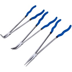 Blue Spot Tools Long Nose Pliers 400mm 16 Inch 3 Piece Set 08187 Bluespot