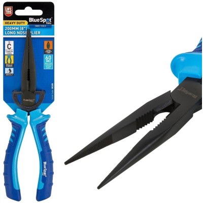 Blue Spot Tools Heavy Duty Long Nose Combination Plier 200mm 8 Inch 08188