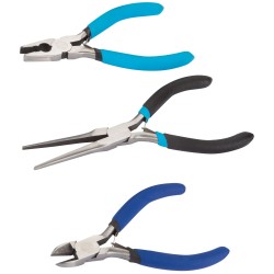 Blue Spot Tools Soft Grip Mini Mixed Plier 3 Piece Set 08512 Bluespot
