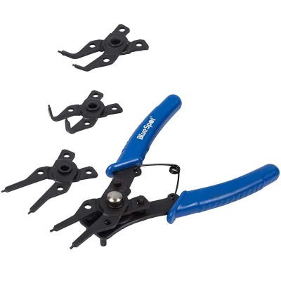 Blue Spot Tools Multi Head Internal External Circlip Plier 08701 Bluespot