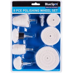 Blue Spot Tools Polishing Wheel 8 Piece Set 19037 Bluespot