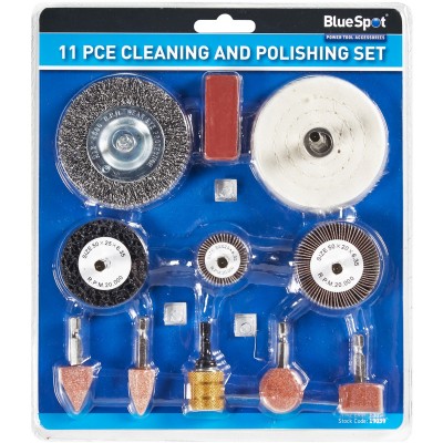 Blue Spot Tools Cleaning And Polishing 11pc Set 19039 Bluespot