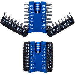 Blue Spot Tools Compact Screwdriver Bit Set With Holder 14157 Bluespot