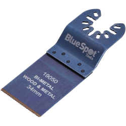 Blue Spot Tools 34mm Bi-Metal Wood & Metal Multi-Tool Blade 19050