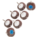Blue Spot Tools 7PC 80 Grit 31.5mm (1 1/4") Flap Wheel Rotary Tool Accessories Set 19074