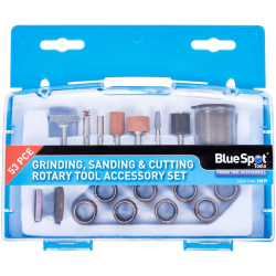 Blue Spot Tools 53PC Grinding, Sanding & Cutting Rotary Tool Accessory Set 3.17mm (1/8") Arbors 19079 Blue Spot Tools 53PC Grinding, Sanding & Cutting Rotary Tool Accessory Set 3.17mm (1/8") Arbors 19079
