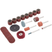Blue Spot Tools 33PC Grinding, Sanding &amp; Cutting Rotary Tool Accessory Set 3.17mm (1/8") Arbor 19080