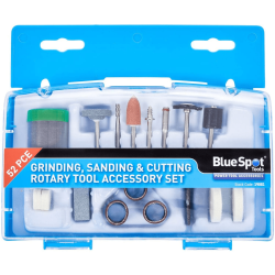 Blue Spot Tools 52PC Grinding, Sanding & Cutting Rotary Tool Accessory Set 3.17mm (1/8") Arbor 19081 Blue Spot Tools 52PC Grinding, Sanding & Cutting Rotary Tool Accessory Set 3.17mm (1/8") Arbor 19081