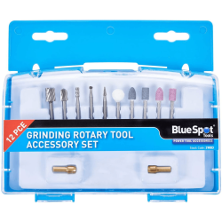 Blue Spot Tools 12PC Grinding Rotary Tool Accessory Set with Carry Case 19083 Blue Spot Tools 12PC Grinding Rotary Tool Accessory Set with Carry Case 19083