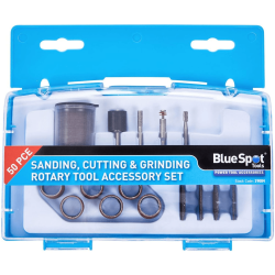 Blue Spot Tools 50PC Sanding, Cutting & Grinding Rotary Tool Accessory Set 3.17mm (1/8") Arbor 19084 Blue Spot Tools 50PC Sanding, Cutting & Grinding Rotary Tool Accessory Set 3.17mm (1/8") Arbor 19084