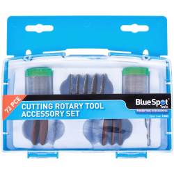 Blue Spot Tools 73PC Cutting Rotary Tool Accessory Set 3.17mm (1/8") Arbor 19085 Blue Spot Tools 73PC Cutting Rotary Tool Accessory Set 3.17mm (1/8") Arbor 19085