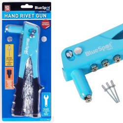 Blue Spot Tools Hand Rivet Gun With Rivets 09101 Bluespot