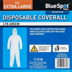 Blue Spot Disposable Coverall Overalls XL Extra Large Size 19774