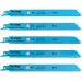 Blue Spot Tools Reciprocating Saw Blades 200mm Metal Cutting 5pk 19009