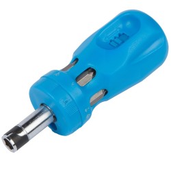 Blue Spot Tools 12 Bit Stubby Reversible Ratchet Screwdriver 12004 Bluespot