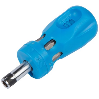 Blue Spot Tools 12 Bit Stubby Reversible Ratchet Screwdriver 12004 Bluespot