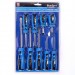 Blue Spot Tools Easy Grip Screwdriver 9pc Set 12060 Slotted Phillips