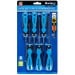 Blue Spot Tools Soft Grip Pozi and Slotted Screwdriver 6pc Set 12074 Bluespot