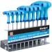 Blue Spot Tools T Handle Torx Key 10 Piece Set On Rack 12184 Bluespot