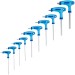 Blue Spot Tools Metric T Handle Hex Key Screwdriver 10pc Set on Storage Rack 12185