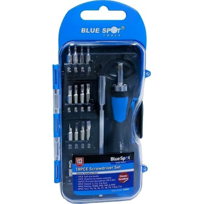Blue Spot Miniature Precision Screwdriver Small Bit Driver Set 12604