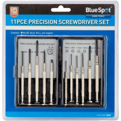 Blue Spot Tools Precision Screwdriver 11 Piece Set 12607 Bluespot