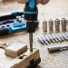 Blue Spot Tools 1/4" Drive Sockets (5-10mm) 18PC Ratchet Screwdriver Bit and Socket Set 12622