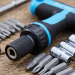 Blue Spot Tools 1/4" Drive Sockets (5-10mm) 18PC Ratchet Screwdriver Bit and Socket Set 12622
