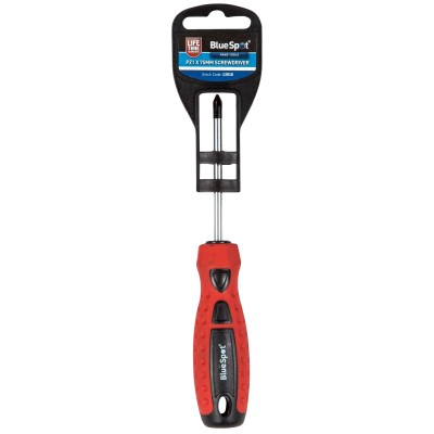 Blue Spot Tools Screwdriver Pozi PZ1 x 75mm 13018 Bluespot