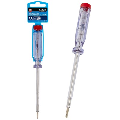 Blue Spot Tools Mains Tester Screwdriver 4mm x 100mm 13547 Bluespot