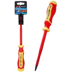 Blue Spot Tools Slotted 5.5mm x 125mm Slotted VDE Electrical Screwdriver 13552 Bluespot