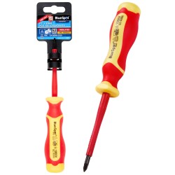Blue Spot Tools POZI PZ1 x 80mm VDE Electrical Screwdriver 13557 Bluespot
