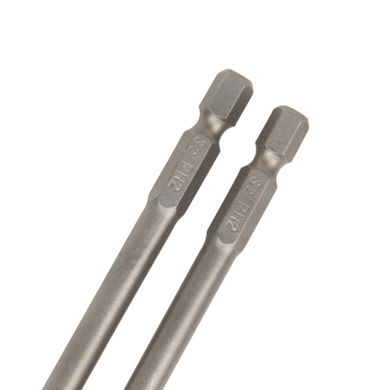 Blue Spot Tools PZ2 150mm Long Driver Pozi Bit Twin Pack 14100 Bluespot ...