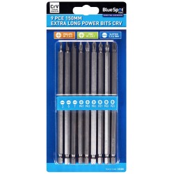 Blue Spot Tools Extra Long 150mm Power Bit Mixed Set 14104 Bluespot