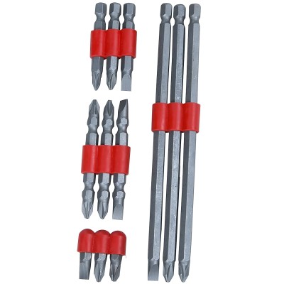 Blue Spot Tools Small Medium Long Screwdriver 12pc Bit Set 14106