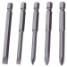 Blue Spot Screwdriver PH1 PH2 PZ2 Slotted Long Bits 75mm 14123 Bluespot