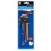 Blue Spot Tools Long Colour Coded Ball End Hex Key Set 15301 Bluespot