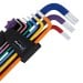 Blue Spot Tools Long Colour Coded Ball End Hex Key Set 15301 Bluespot