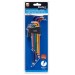 Blue Spot Tools Long Colour Coded Tamper Torx Key Set 15302 Bluespot