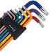 Blue Spot Tools Long Colour Coded Tamper Torx Key Set 15302 Bluespot