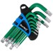 Blue Spot Tools Short Arm Tamper Torx Key 9 Piece Set 15315 Bluespot