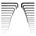 Blue Spot Tools Hex Key 30pc Metric Imperial Set in Case 15320 Bluespot