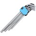 Blue Spot Long Hex Allen Key Ball End 9pc Set 1.5mm to 10mm 15362