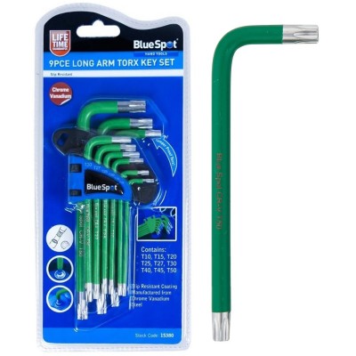 Blue Spot Tools Long Arm Torx Key 9 Piece Set 15380